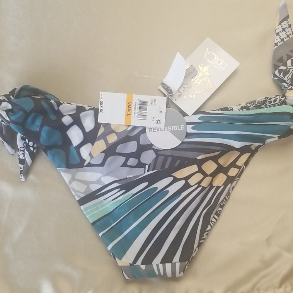 NWT Women’s Becca Reversible Swimsuit Bottom Only size Small - Picture 8 of 13